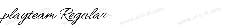 playteam Regular字体转换 playteam Regular字体转换